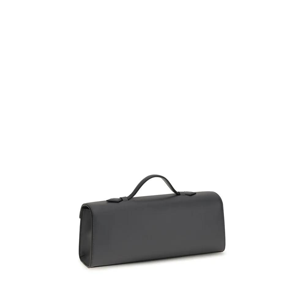 Savette Sample Sale | Savette Gray Calf Leather Bos Taurus Shoulder Bag - | Designer outlet