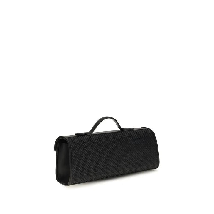 Savette Sample Sale | Savette Black Raffia Handbag - | Designer outlet