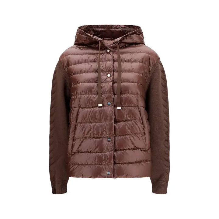 Herno Sample Sale | Herno Brown Polyester Full-Length Jacket - | Designer outlet
