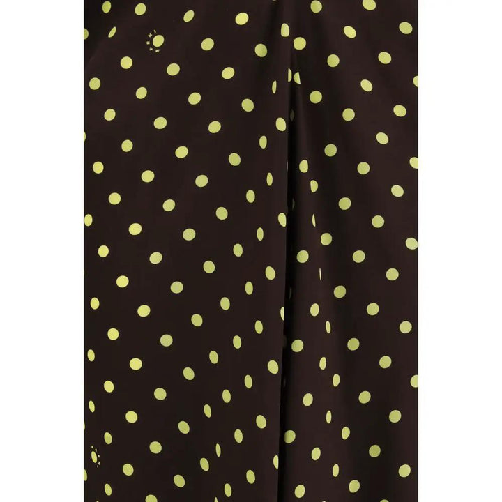 Marni Sample Sale | Marni Brown Silk Casual Dress - | Designer outlet