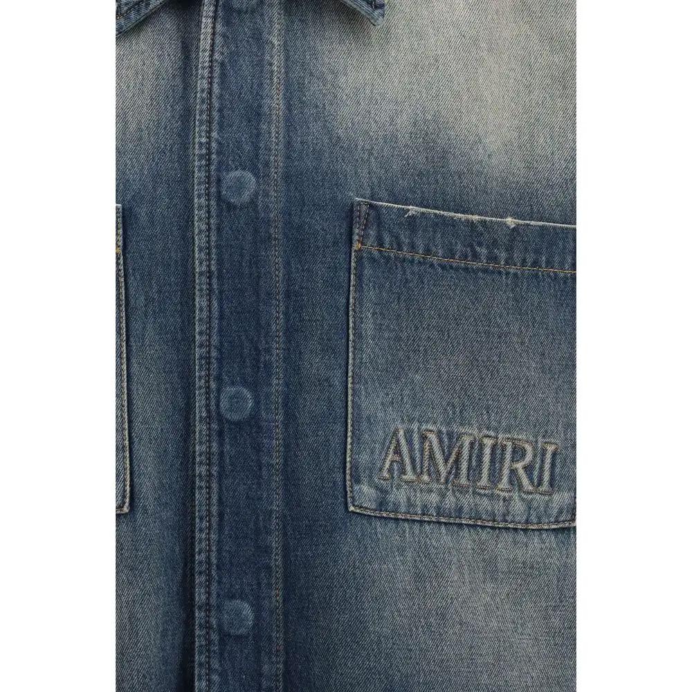 Amiri Sample Sale | Amiri Blue Denim Shirt - | Designer outlet