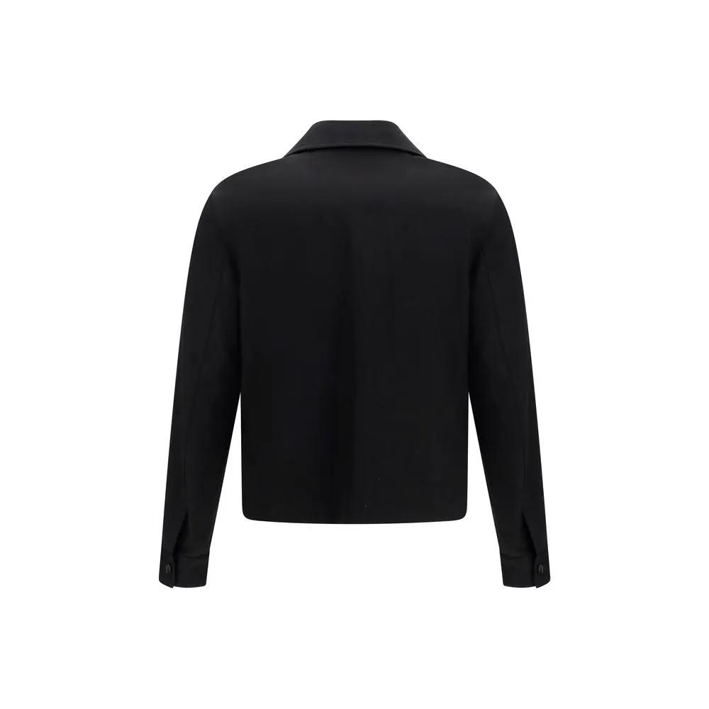 Amiri Sample Sale | Amiri Black Cotton Full-Length Jacket - | Designer outlet