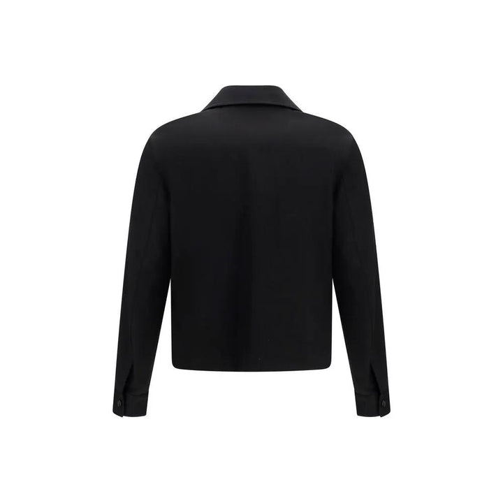 Amiri Sample Sale | Amiri Black Cotton Full-Length Jacket - | Designer outlet