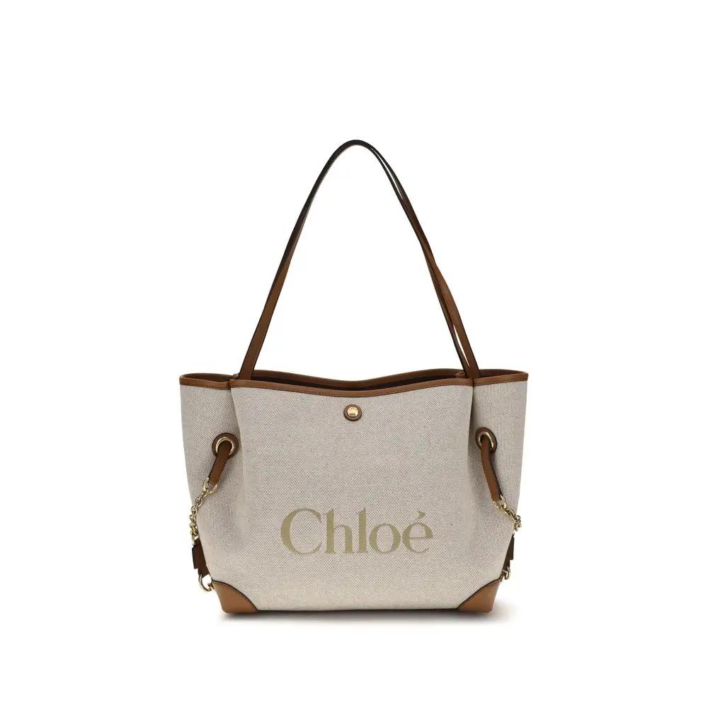 Chloé Sample Sale | Chloé Beige Cotton Shoulder Bag - | Designer outlet