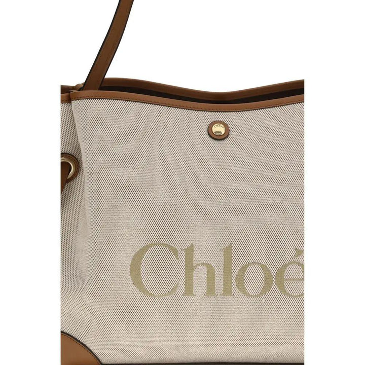 Chloé Sample Sale | Chloé Beige Cotton Shoulder Bag - | Designer outlet