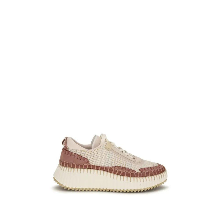 Chloé Sample Sale | Chloé Beige Nylon Chunky Sneakers - | Designer outlet