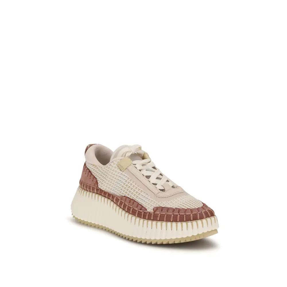 Chloé Sample Sale | Chloé Beige Nylon Chunky Sneakers - | Designer outlet