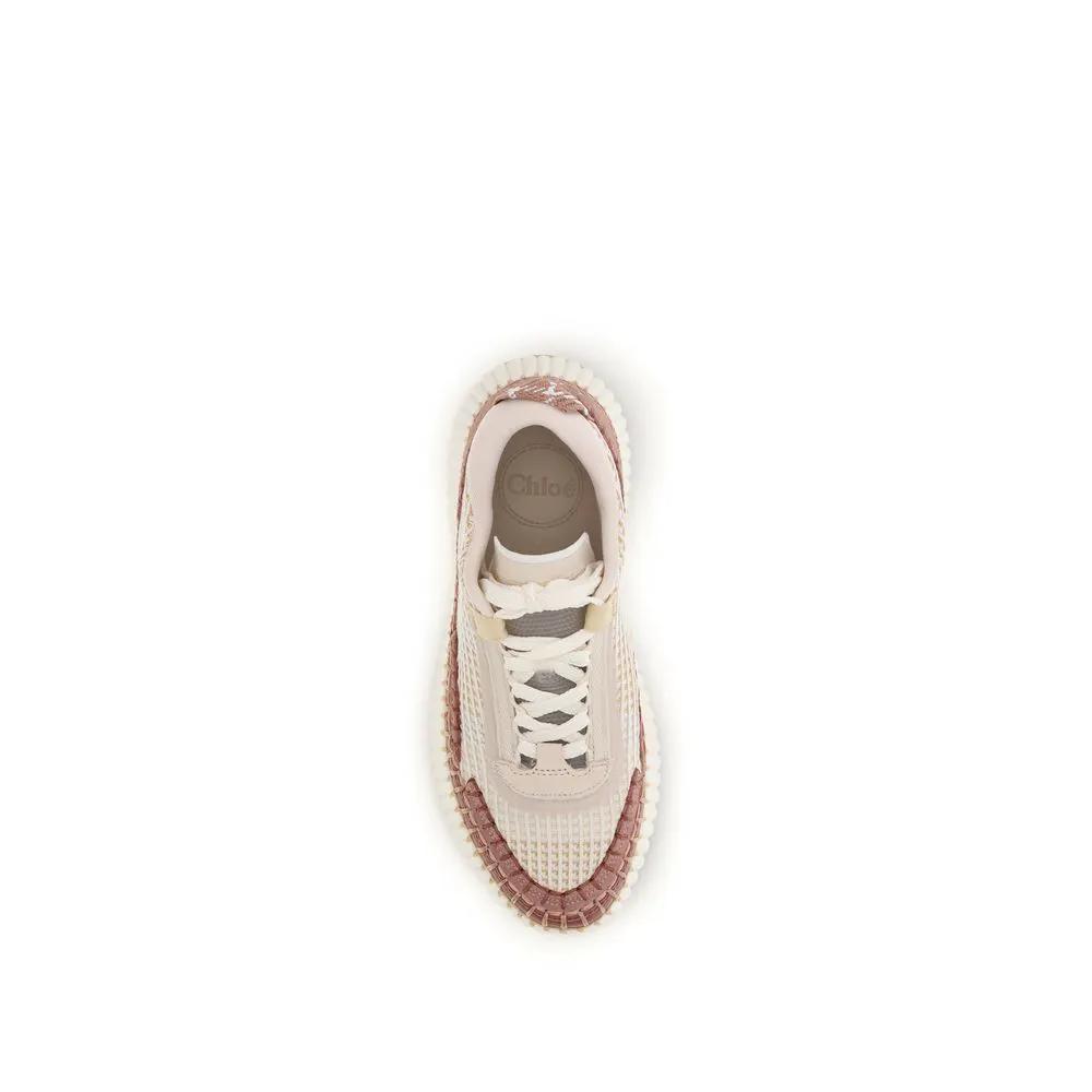 Chloé Sample Sale | Chloé Beige Nylon Chunky Sneakers - | Designer outlet