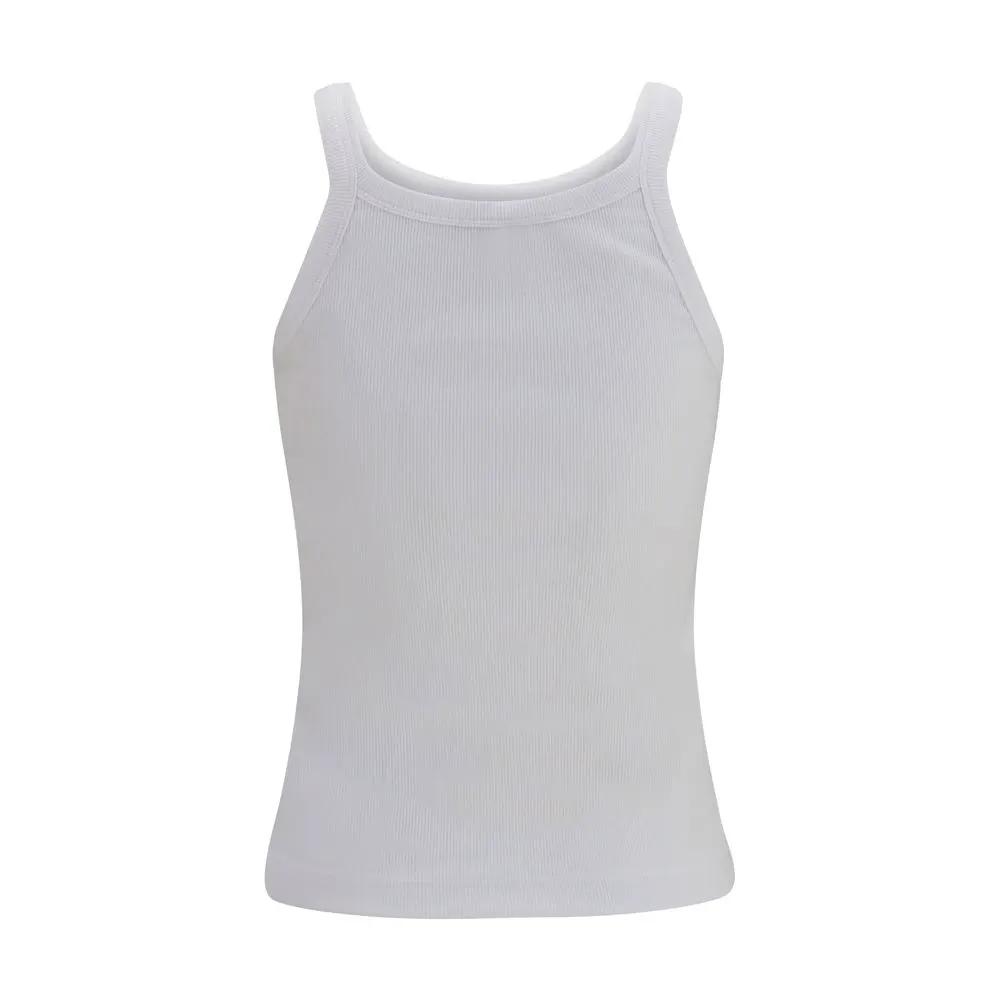 Fendi Sample Sale | Fendi White Cotton Tank Tops - | Designer outlet