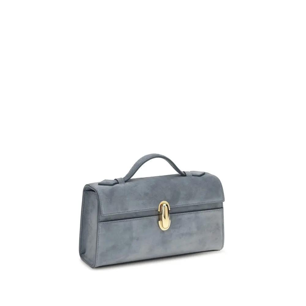 Savette Sample Sale | Savette Blue Calf Leather Bos Taurus Handbag - | Designer outlet