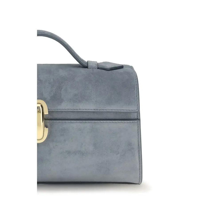 Savette Sample Sale | Savette Blue Calf Leather Bos Taurus Handbag - | Designer outlet