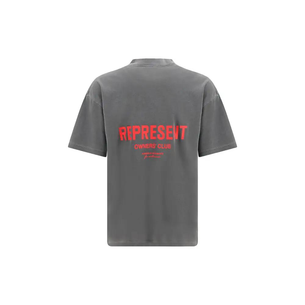 Represent Sample Sale | Represent Gray Cotton T-Shirt - | Designer outlet