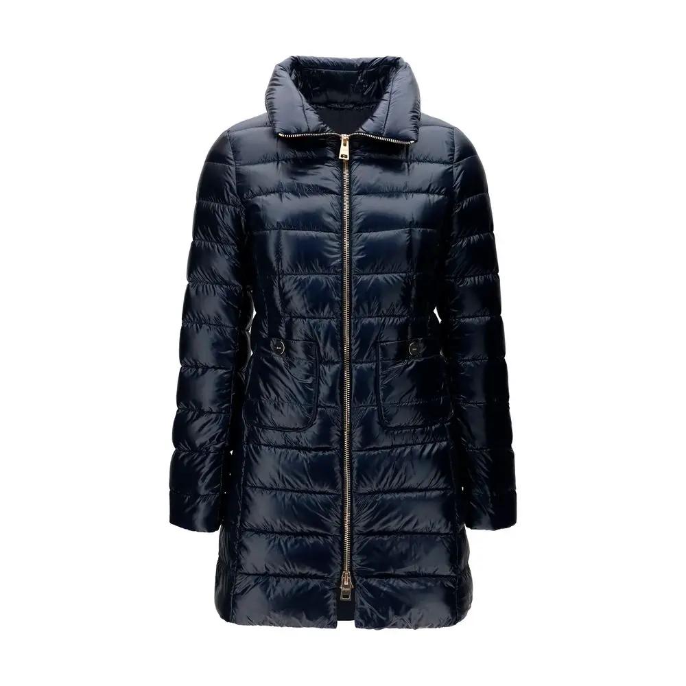 Herno Sample Sale | Herno Blue Polyamide Full-Length Jacket - | Designer outlet