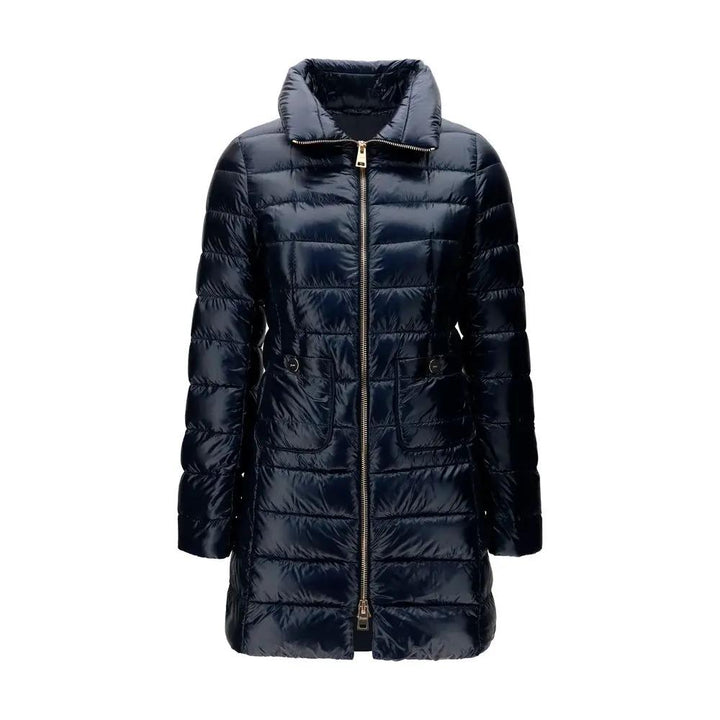 Herno Sample Sale | Herno Blue Polyamide Full-Length Jacket - | Designer outlet