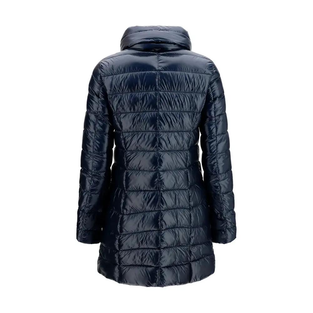 Herno Sample Sale | Herno Blue Polyamide Full-Length Jacket - | Designer outlet