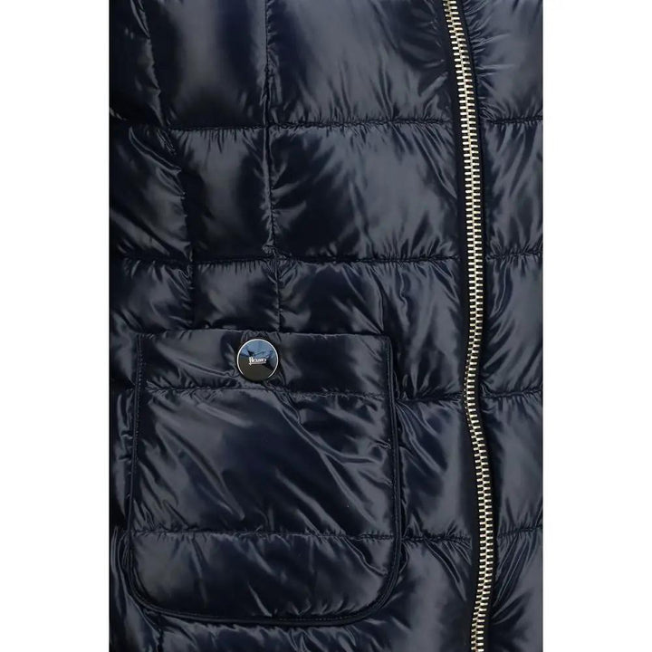 Herno Sample Sale | Herno Blue Polyamide Full-Length Jacket - | Designer outlet