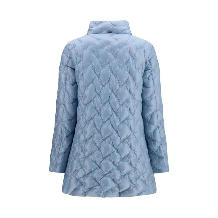 Herno Sample Sale | Herno Blue Polyester Full-Length Jacket - | Designer outlet