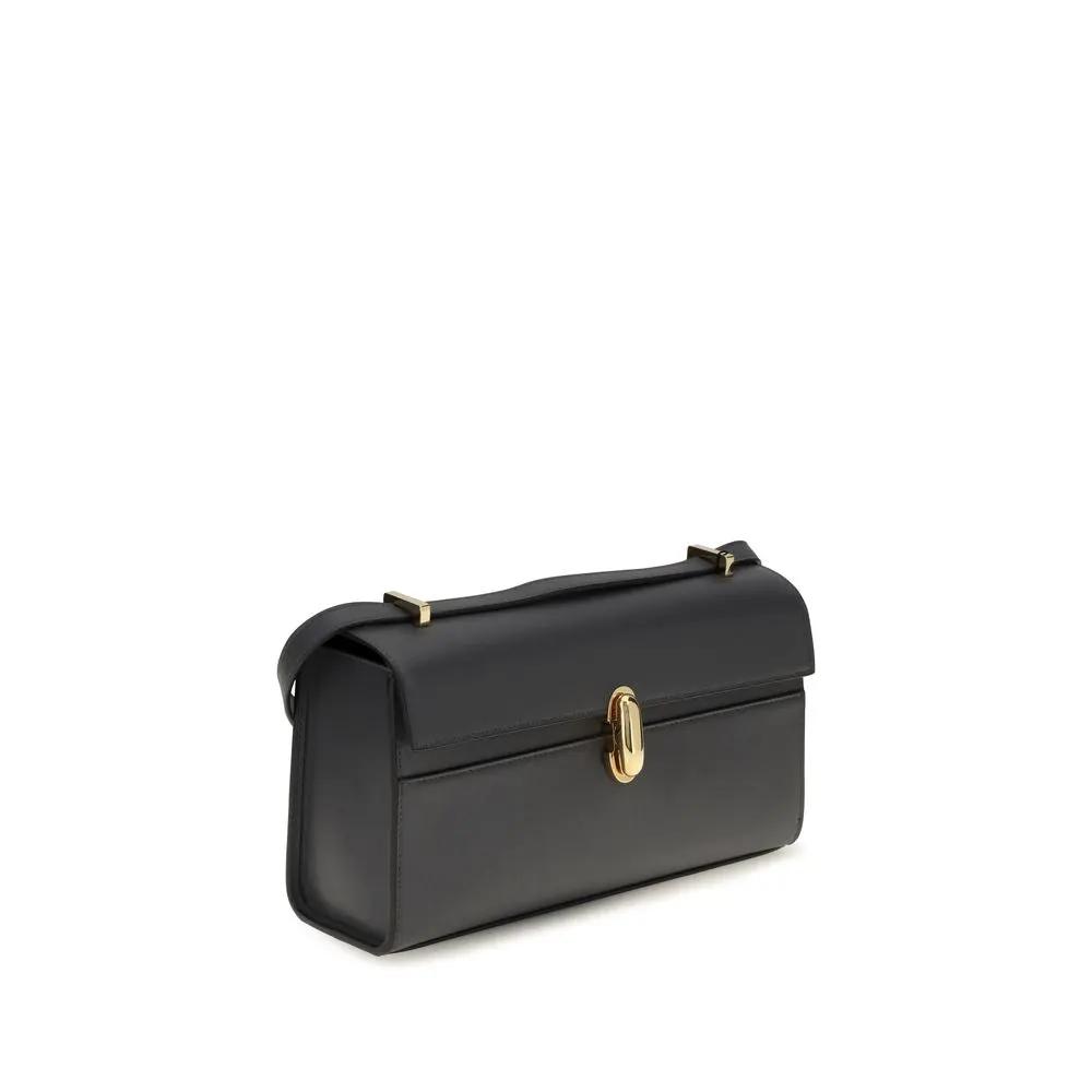 Savette Sample Sale | Savette Gray Calf Leather Bos Taurus Shoulder Bag - | Designer outlet