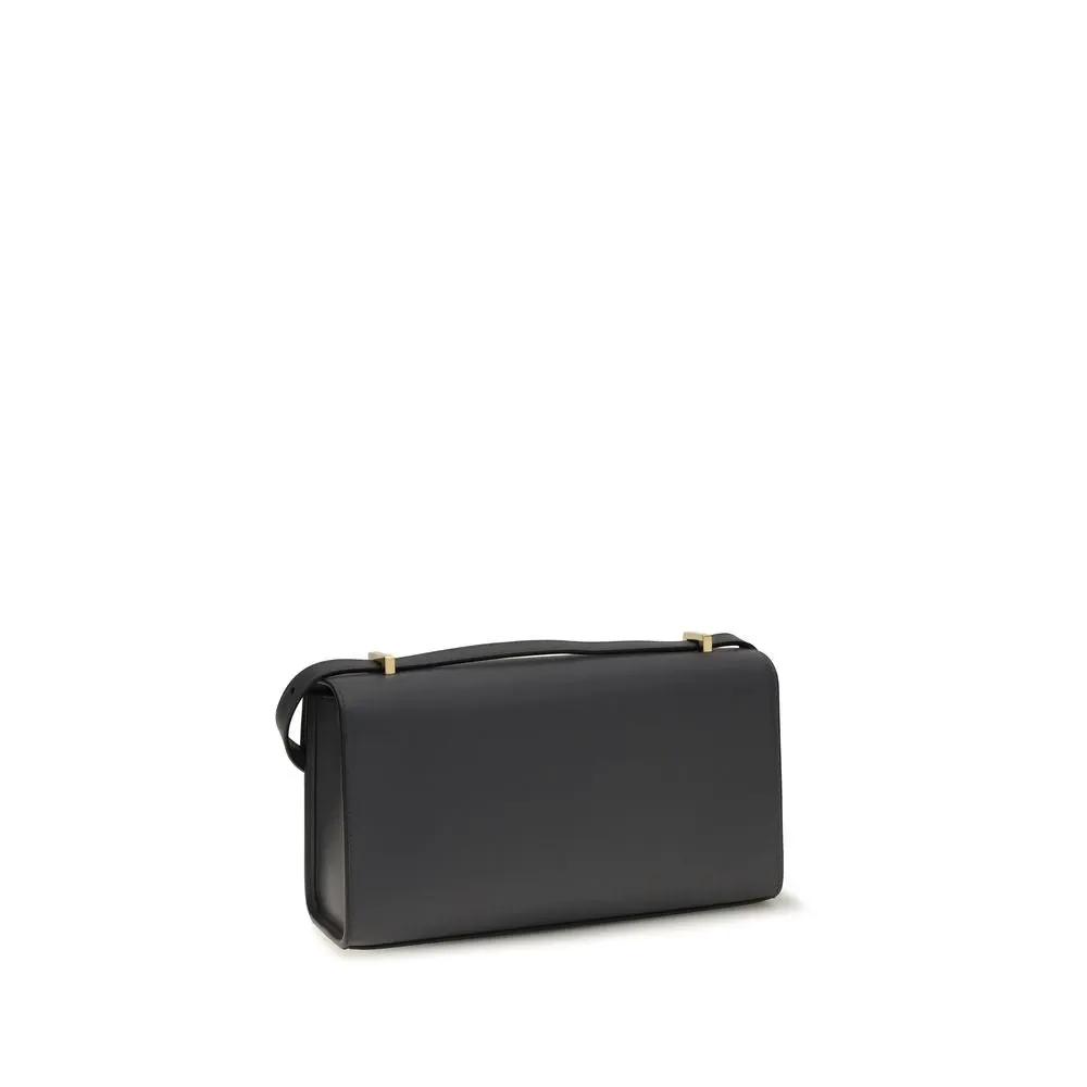Savette Sample Sale | Savette Gray Calf Leather Bos Taurus Shoulder Bag - | Designer outlet