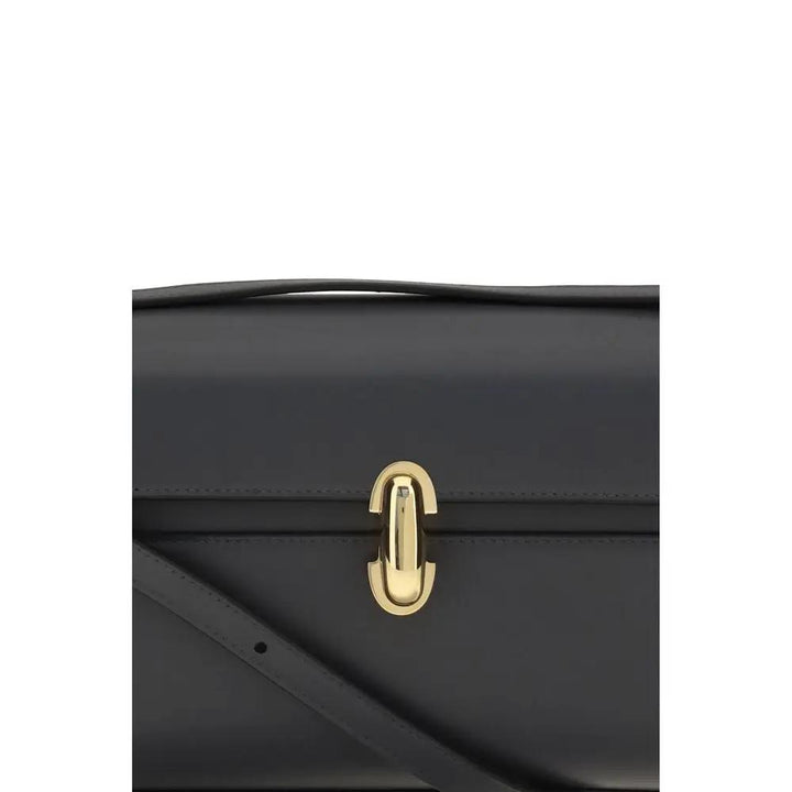 Savette Sample Sale | Savette Gray Calf Leather Bos Taurus Shoulder Bag - | Designer outlet