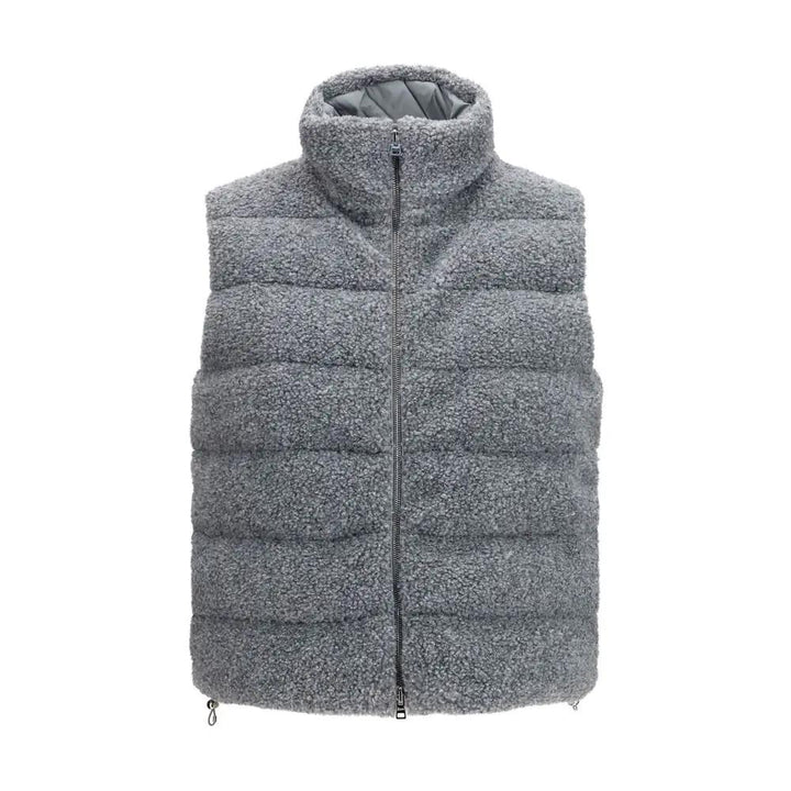 Herno Sample Sale | Herno Gray Polyester Sleeveless Jacket - | Designer outlet