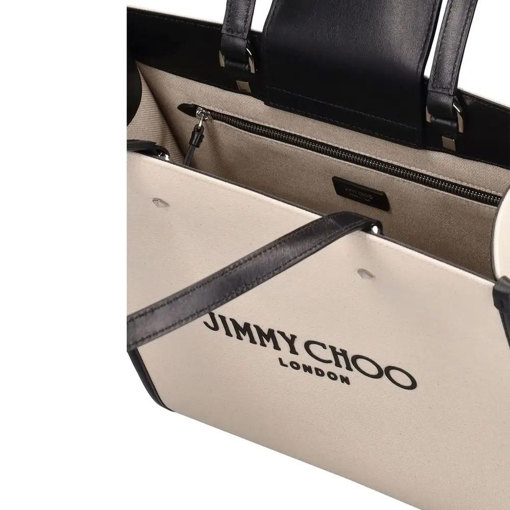Jimmy Choo Sample Sale | Jimmy Choo Beige Canvas Tote Bag - | Designer outlet