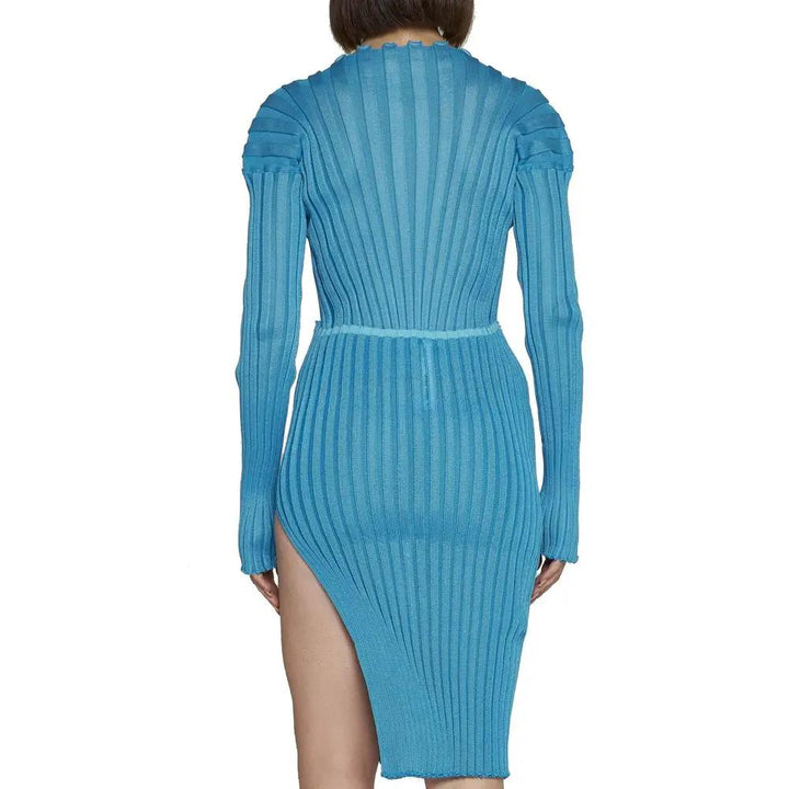 A. ROEGE HOVE Sample Sale | A. ROEGE HOVE Blue Cotton Cardigan - | Designer outlet