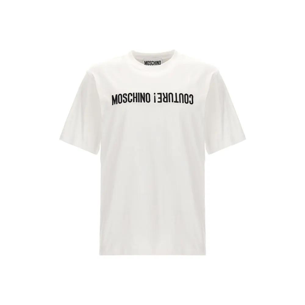 Moschino Sample Sale | Moschino White Cotton T-Shirt - | Designer outlet