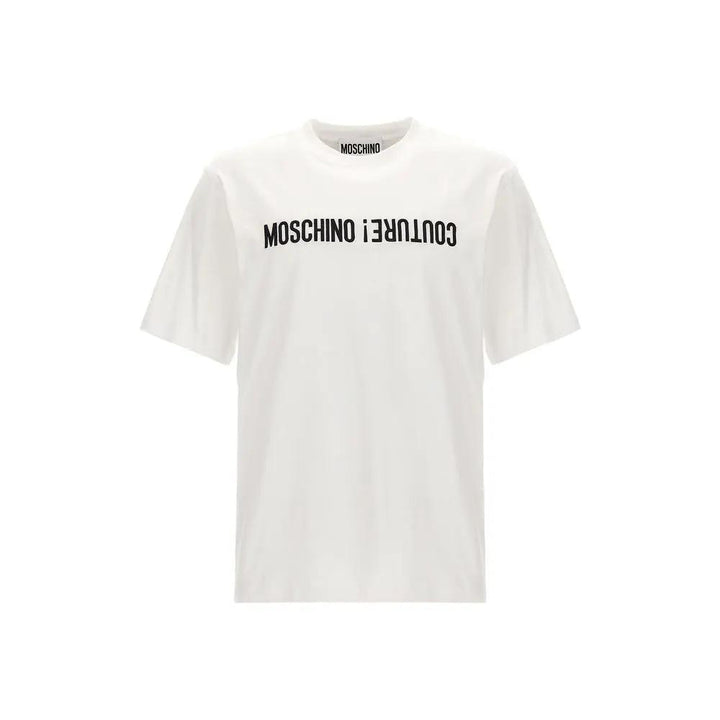 Moschino Sample Sale | Moschino White Cotton T-Shirt - | Designer outlet