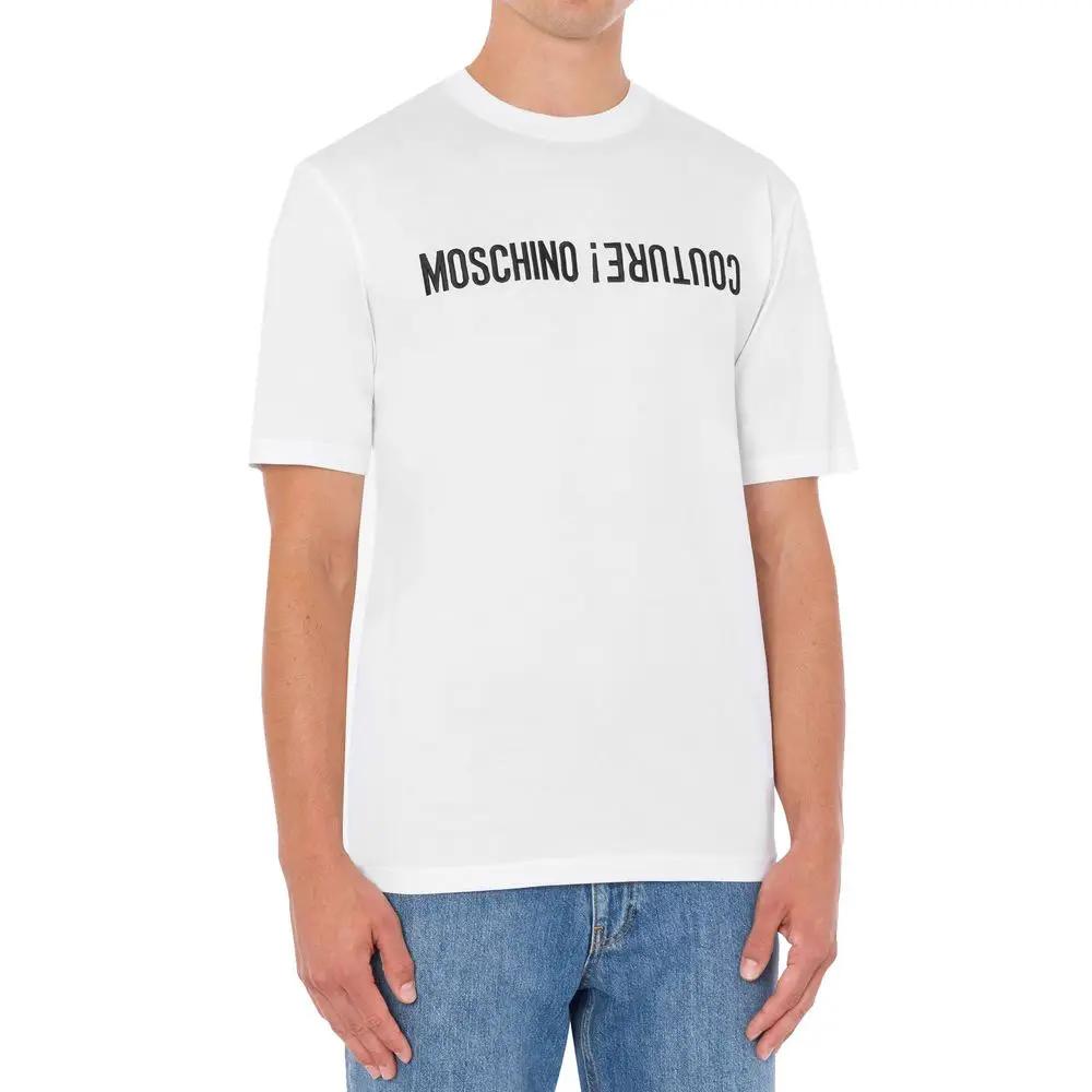 Moschino Sample Sale | Moschino White Cotton T-Shirt - | Designer outlet