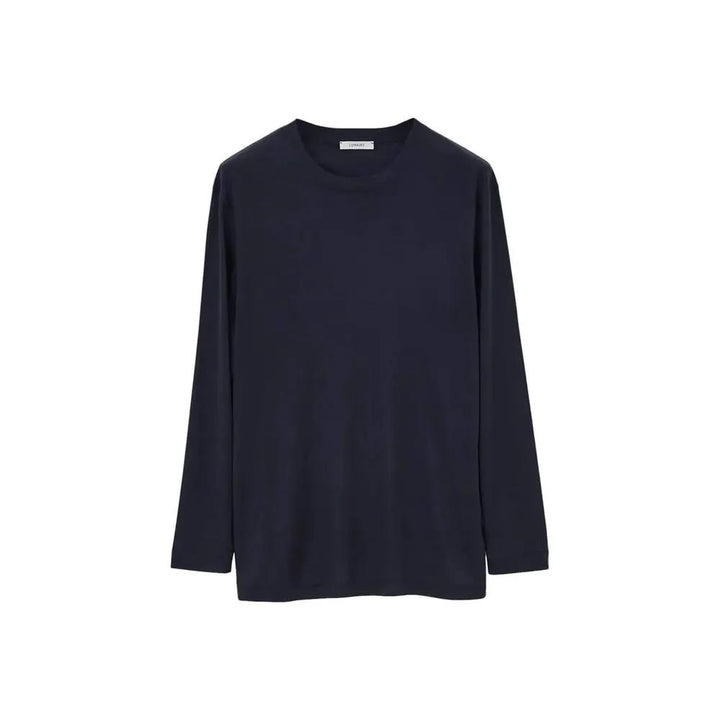 Lemaire Sample Sale | Lemaire Black Silk T-Shirt - | Designer outlet