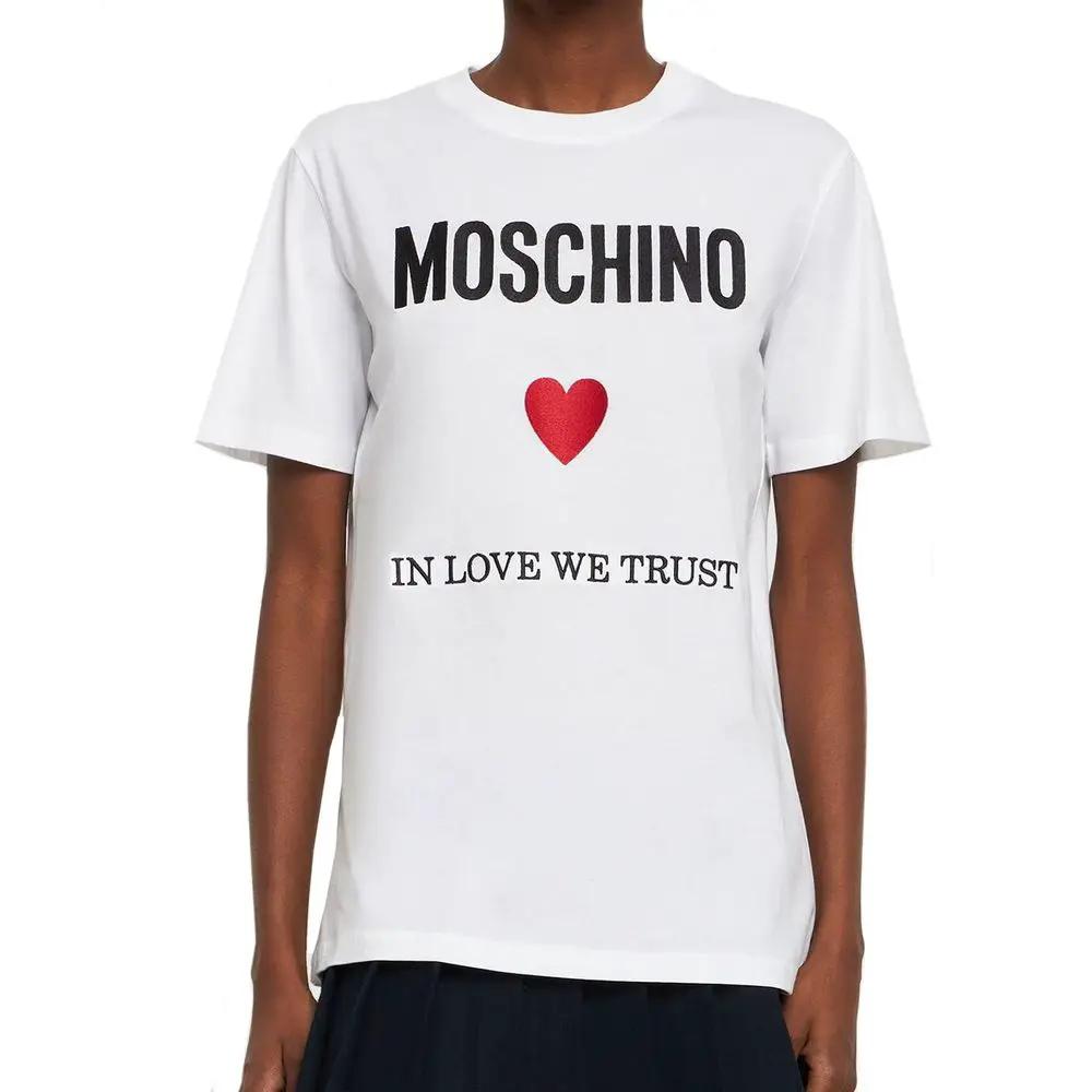 Moschino Couture Sample Sale | Moschino Couture White Cotton T-Shirt - | Designer outlet