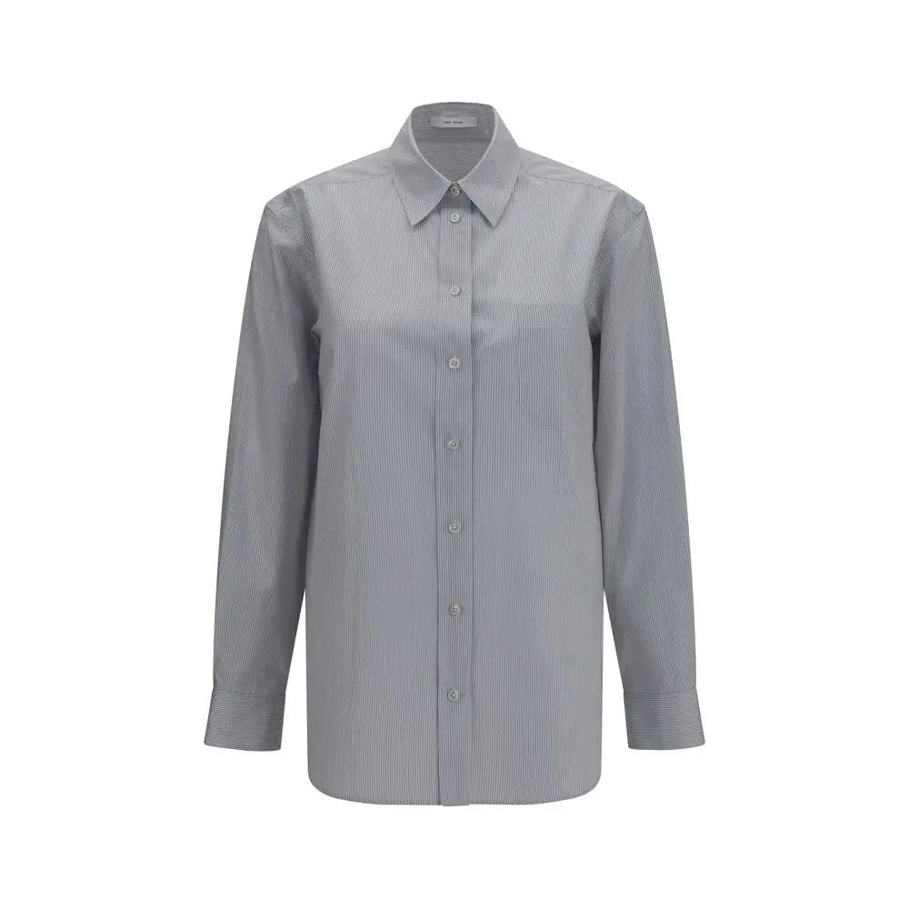 The Row Sample Sale | The Row Blue Cotton Dress Shirt - | Designer outlet