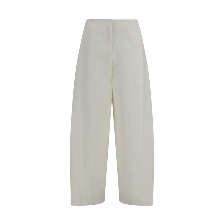 The Row Sample Sale | The Row Beige Cotton Casual Pants - | Designer outlet
