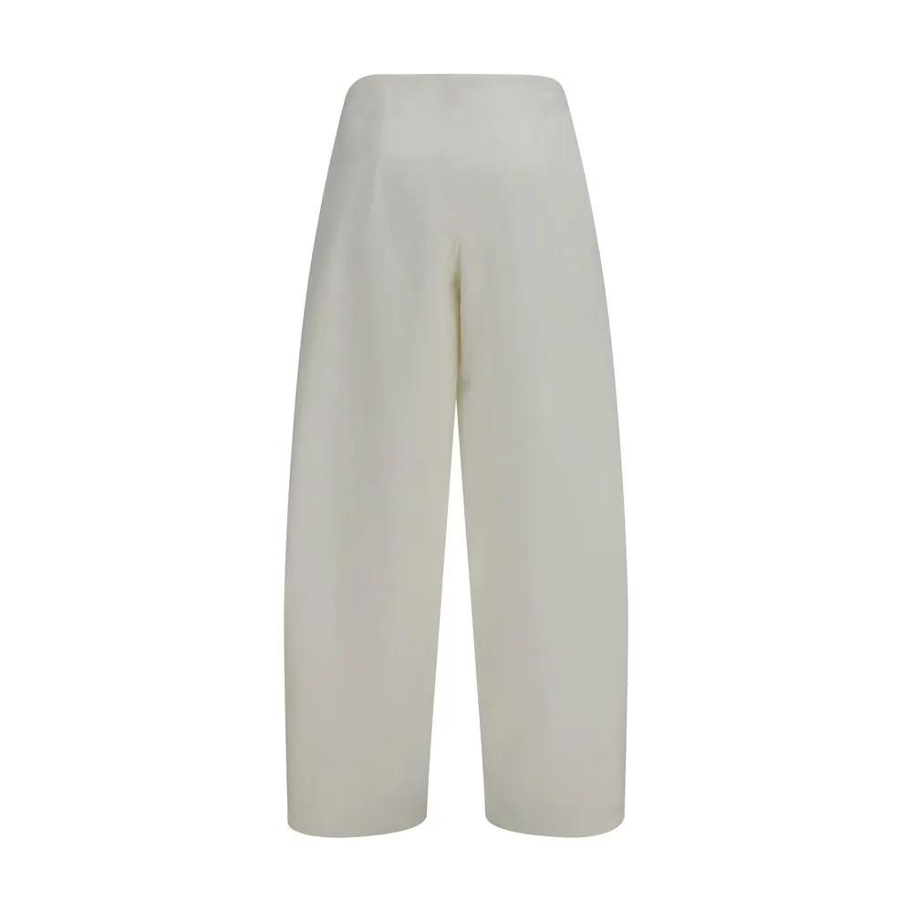 The Row Sample Sale | The Row Beige Cotton Casual Pants - | Designer outlet