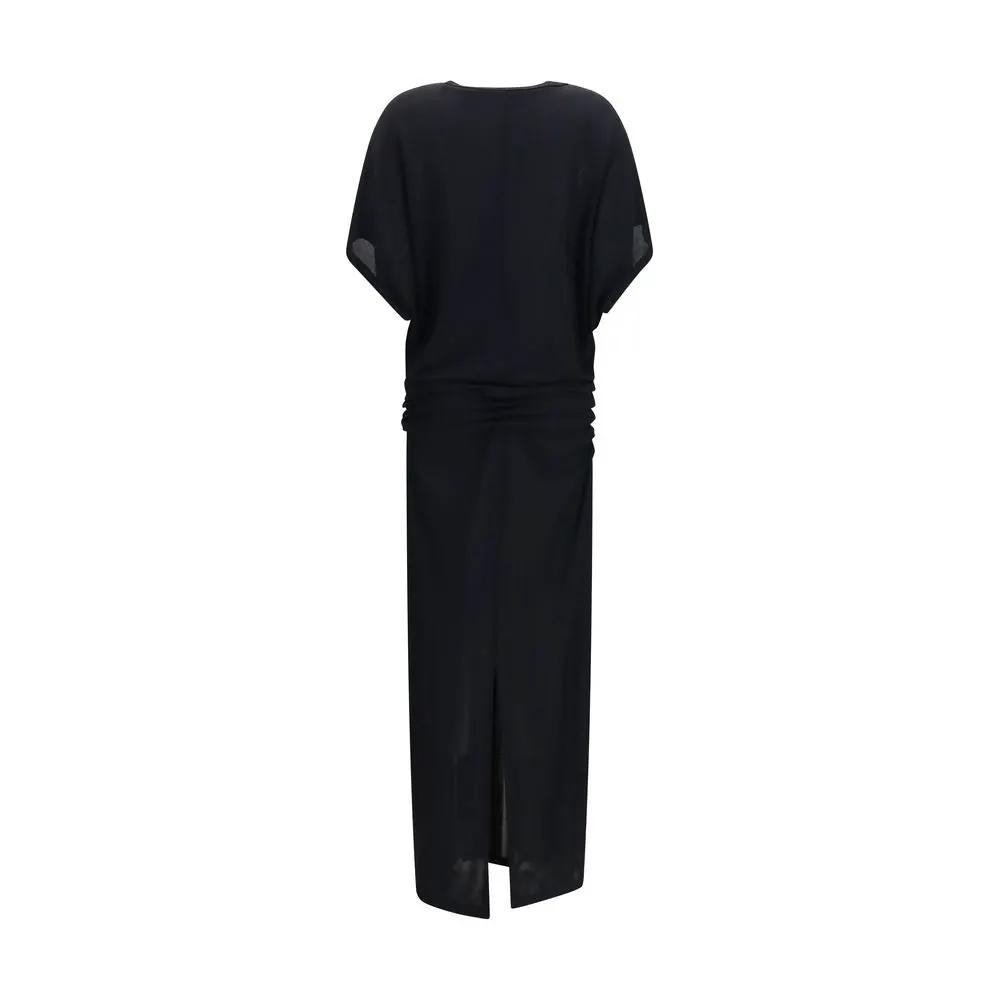 The Row Sample Sale | The Row Black Viscose Casual Dress - | Designer outlet
