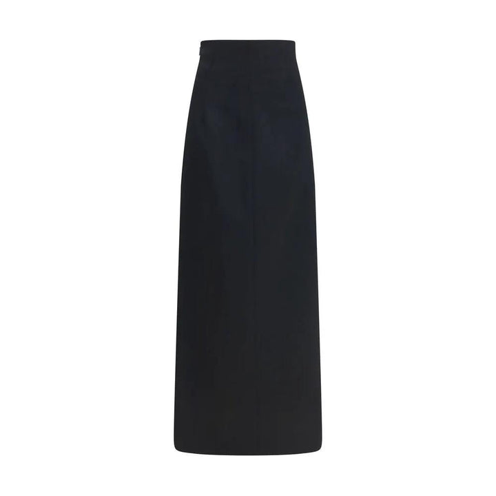 The Row Sample Sale | The Row Black Silk Long Skirt - | Designer outlet