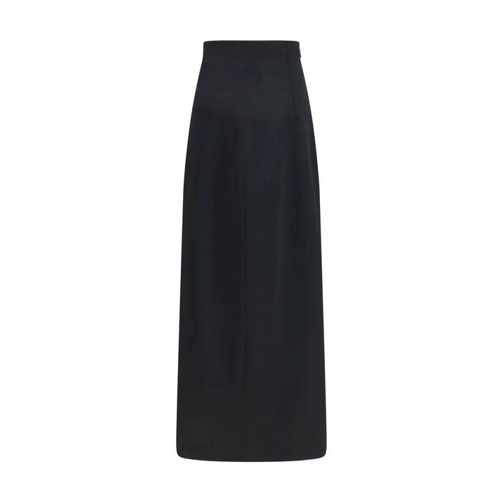 The Row Sample Sale | The Row Black Silk Long Skirt - | Designer outlet