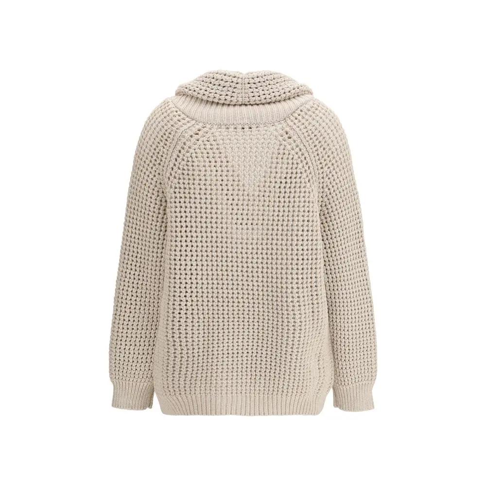 Brunello Cucinelli Sample Sale | Brunello Cucinelli Beige Cotton Cardigan - | Designer outlet