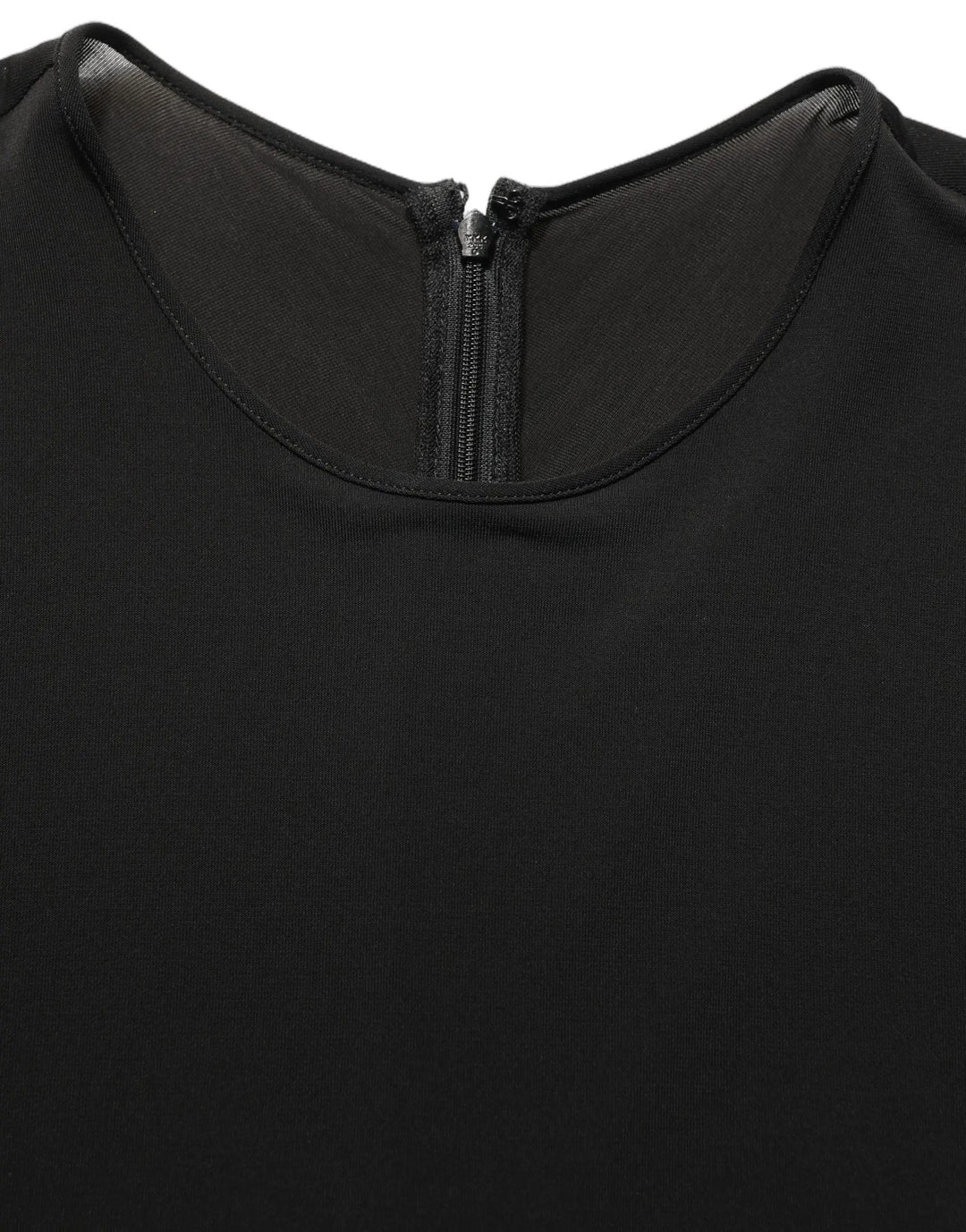 Dolce &amp; Gabbana Sample Sale | Dolce &amp; Gabbana Black Cotton Long Sleeves Sheath Maxi Dress - | Designer outlet