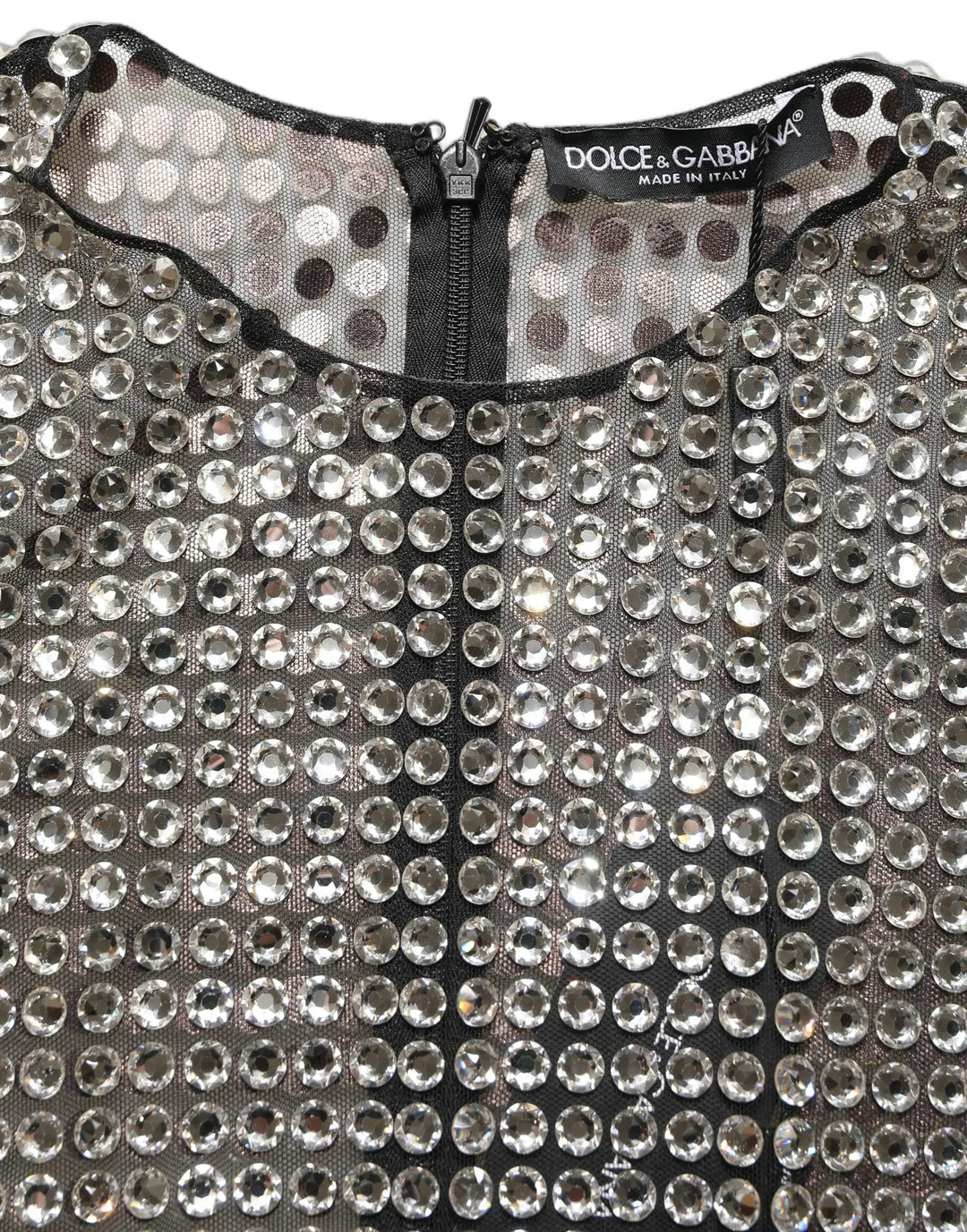 Dolce & Gabbana Sample Sale | Dolce & Gabbana Beige Crystal Embellished Long Gown Dress - | Designer outlet