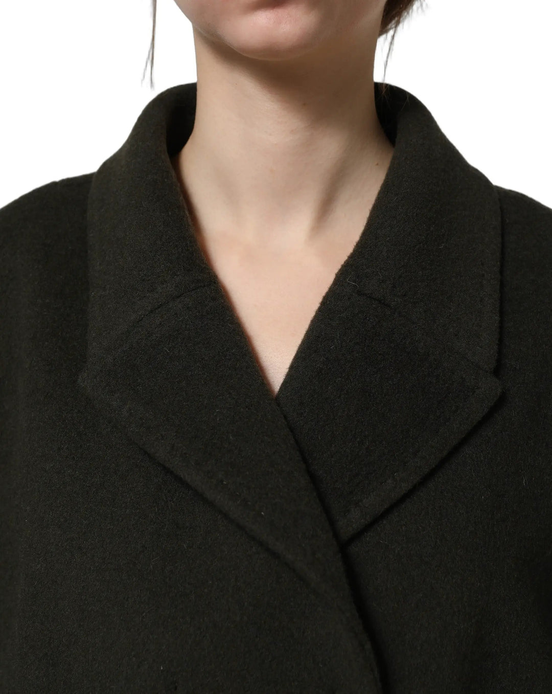 Dolce &amp; Gabbana Sample Sale | Dolce &amp; Gabbana Dark Green Double Breasted Peacoat Jacket - | Designer outlet