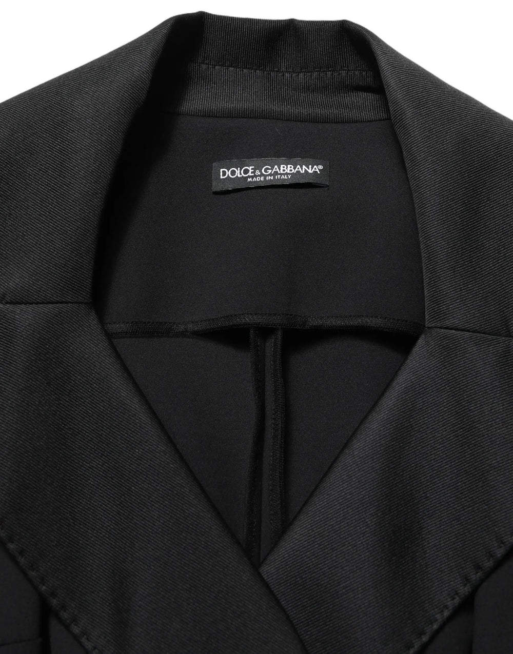 Dolce & Gabbana Sample Sale | Dolce & Gabbana Black Nylon Double Breasted Coat Jacket - | Designer outlet