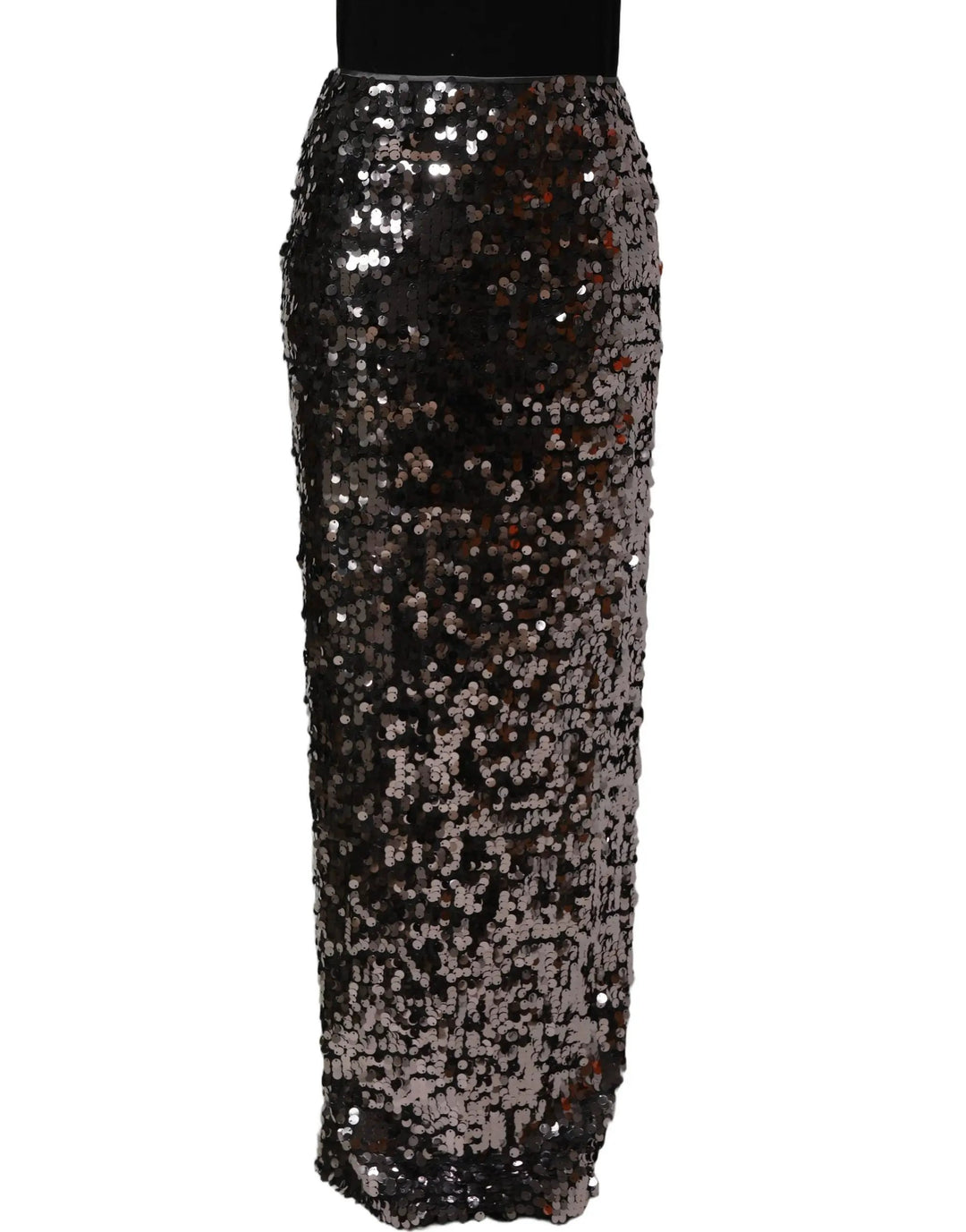 Dolce &amp; Gabbana Sample Sale | Dolce &amp; Gabbana Brown Sequinned Embellished PencilCut Skirt - | Designer outlet