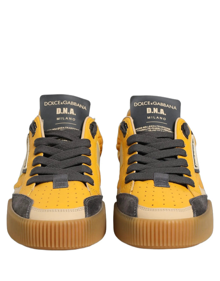 Dolce &amp; Gabbana Sample Sale | Dolce &amp; Gabbana Multicolor MIAMI Low Top Sneakers Shoes - | Designer outlet