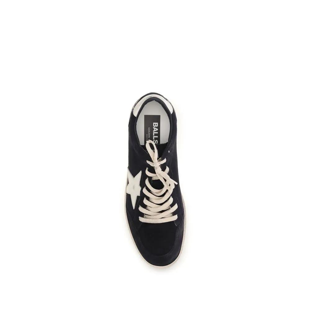 Golden Goose Sample Sale | Golden Goose Black Calf Leather Bos Taurus Athletic Sneakers - | Designer outlet