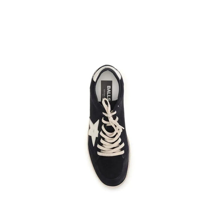 Golden Goose Sample Sale | Golden Goose Black Calf Leather Bos Taurus Athletic Sneakers - | Designer outlet