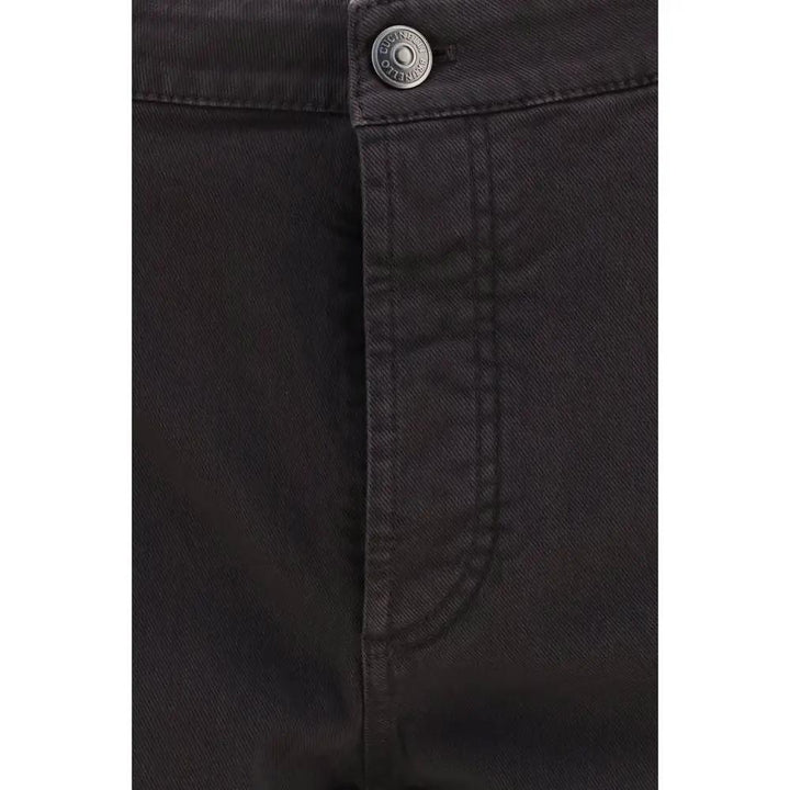 Brunello Cucinelli Sample Sale | Brunello Cucinelli Brown Cotton Cropped Jeans - | Designer outlet