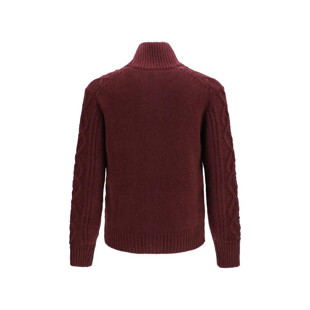 Brunello Cucinelli Sample Sale | Brunello Cucinelli Bordeaux Cashmere Cardigan - | Designer outlet