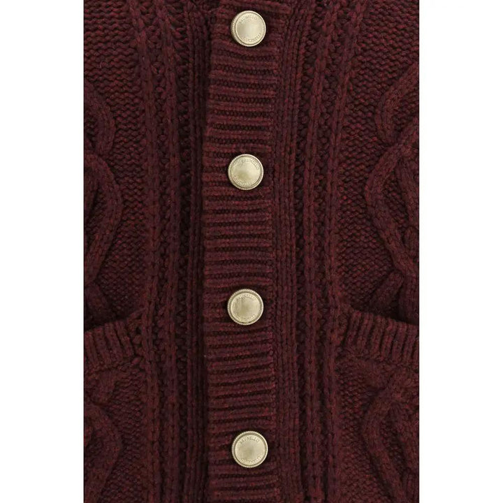 Brunello Cucinelli Sample Sale | Brunello Cucinelli Bordeaux Cashmere Cardigan - | Designer outlet
